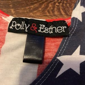 America flag crop top.